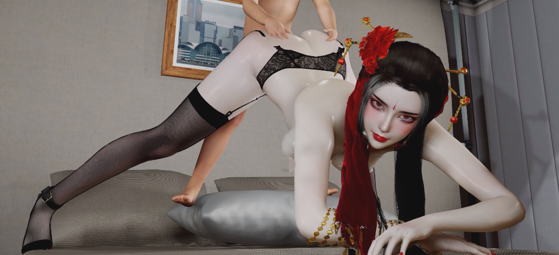 [3D/VAM] raidenei：8-女祭司 寂寞难耐的黑丝人妻无法拒绝儿子的肉棒 [1.8G]