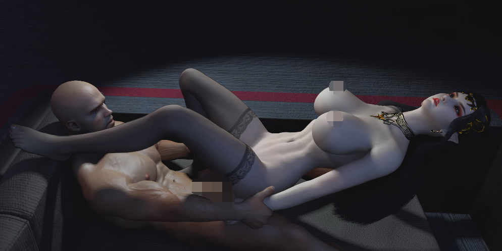 [3D/动态/VAM] 夏童：美杜莎与健身教练 性感黑丝御姐多体位爆肏 [4.8G]
