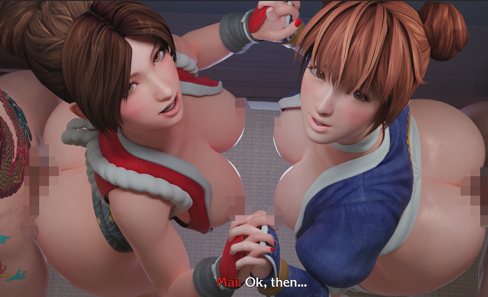 Maiden Masher ：Kunoichi Festival 不知火舞+霞 多人淫乱性交[1G]