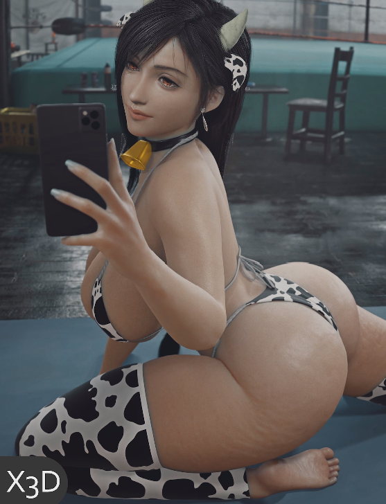 [3D] X3D 2405：神力女孩+蒂法 金发巨乳大洋马性感肥臀激情骑乘[2.2G]