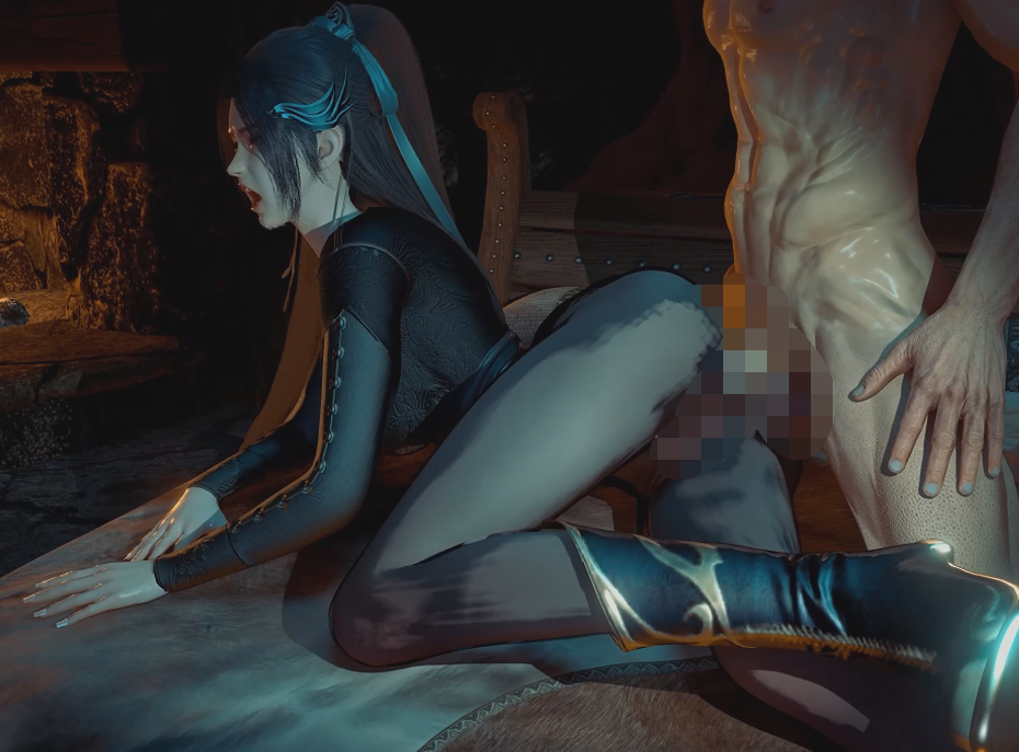 [3D/动态/VAM] 115313wang：定制-剑来-宁姚(黑衣) 冷艳黑丝女侠凌辱侵犯 [5.3G]