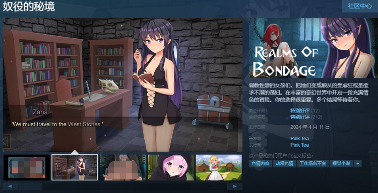 【互动SLG】奴役的秘境 Ver1.05 Steam官方中文版