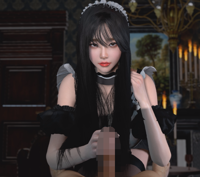 Vamonly：起こる時間です 黑丝女仆的特殊叫醒服务[467M]