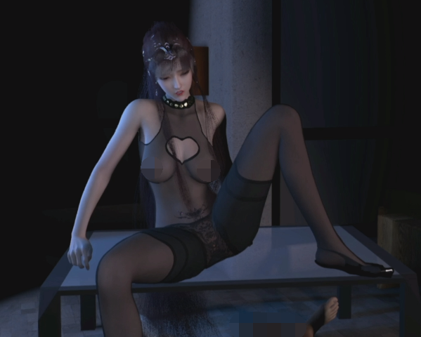 [3D/动态/VAM] Stargm：小舞 连体黑丝情趣装+夜店魅魔骑乘榨精 [3.1G]