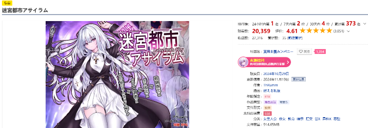 【日式RPG】迷宮都市アサイラム Ver1.09 机翻汉化版[热卖佳作]