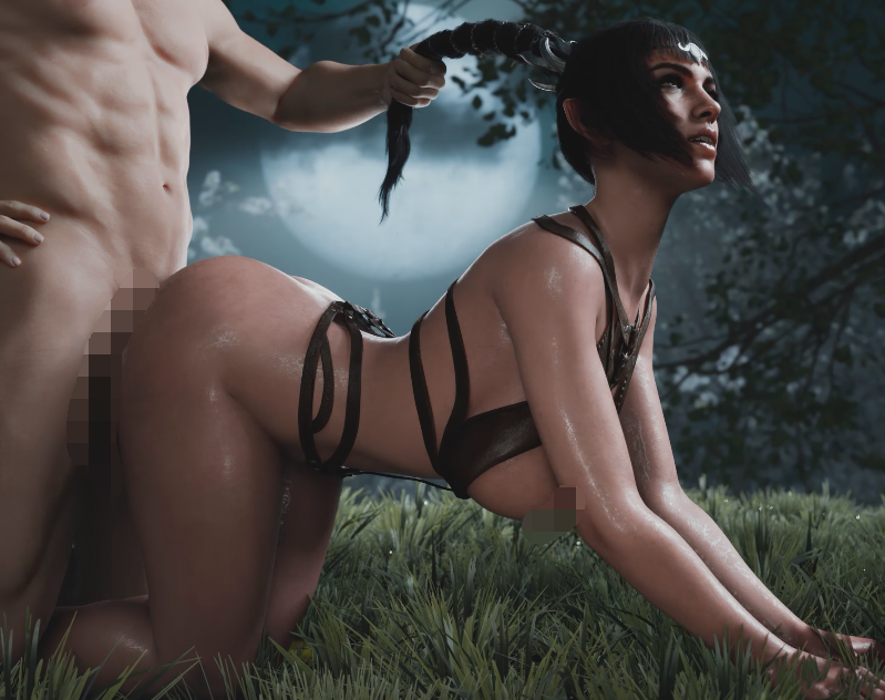 [3D]AXENANIM 2404：哈莉·奎茵+玛莉卡+影心 极品美腿站立一字马巨根中出[813M]