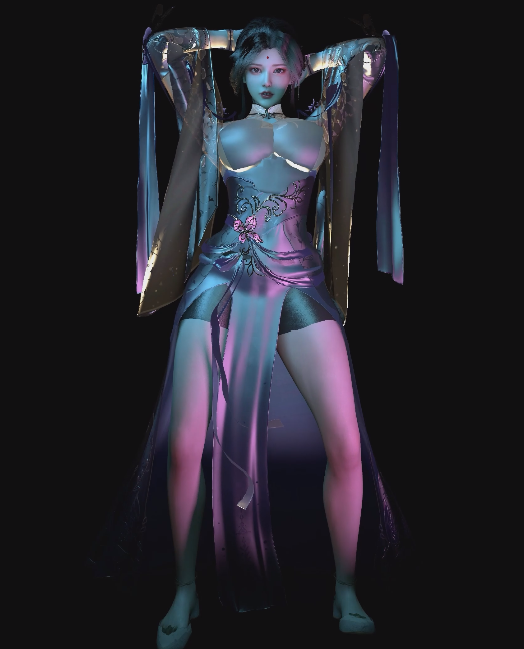 [3D/动态/VAM] Dongmanlove：165-清漪 清纯白嫩御姐 白丝美脚足交侍奉 [3.7G]