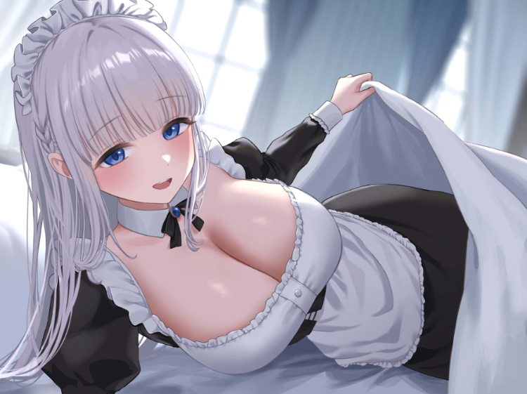 【ASMR】[无字幕]ゼロ距離密着 親愛なるメイド彼女と囁き生ハメエッチ