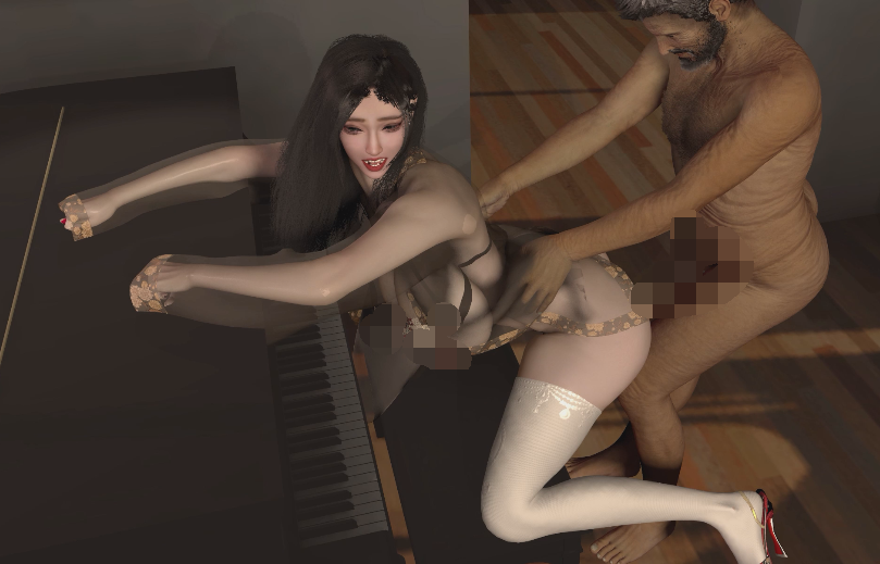 [3D/VAM] 牛头人爱好者：白富美母猪受难记-钢琴色鬼 [3G]