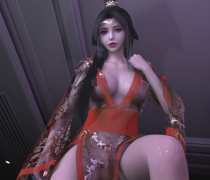 [3D/动态/VAM]开心：完美世界 魔女古风换装[4G]