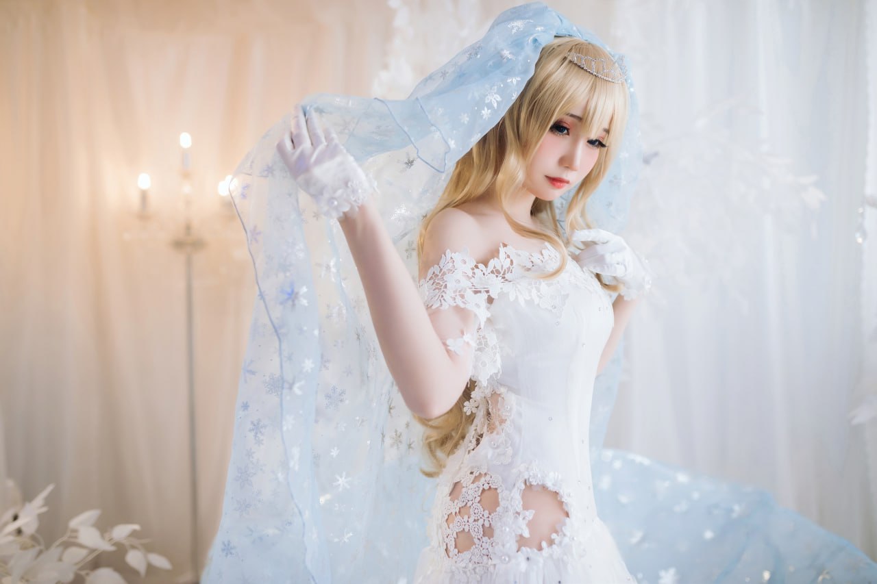 焖焖碳 - 少女前线 索米 婚纱 [42P]148M百度盘
