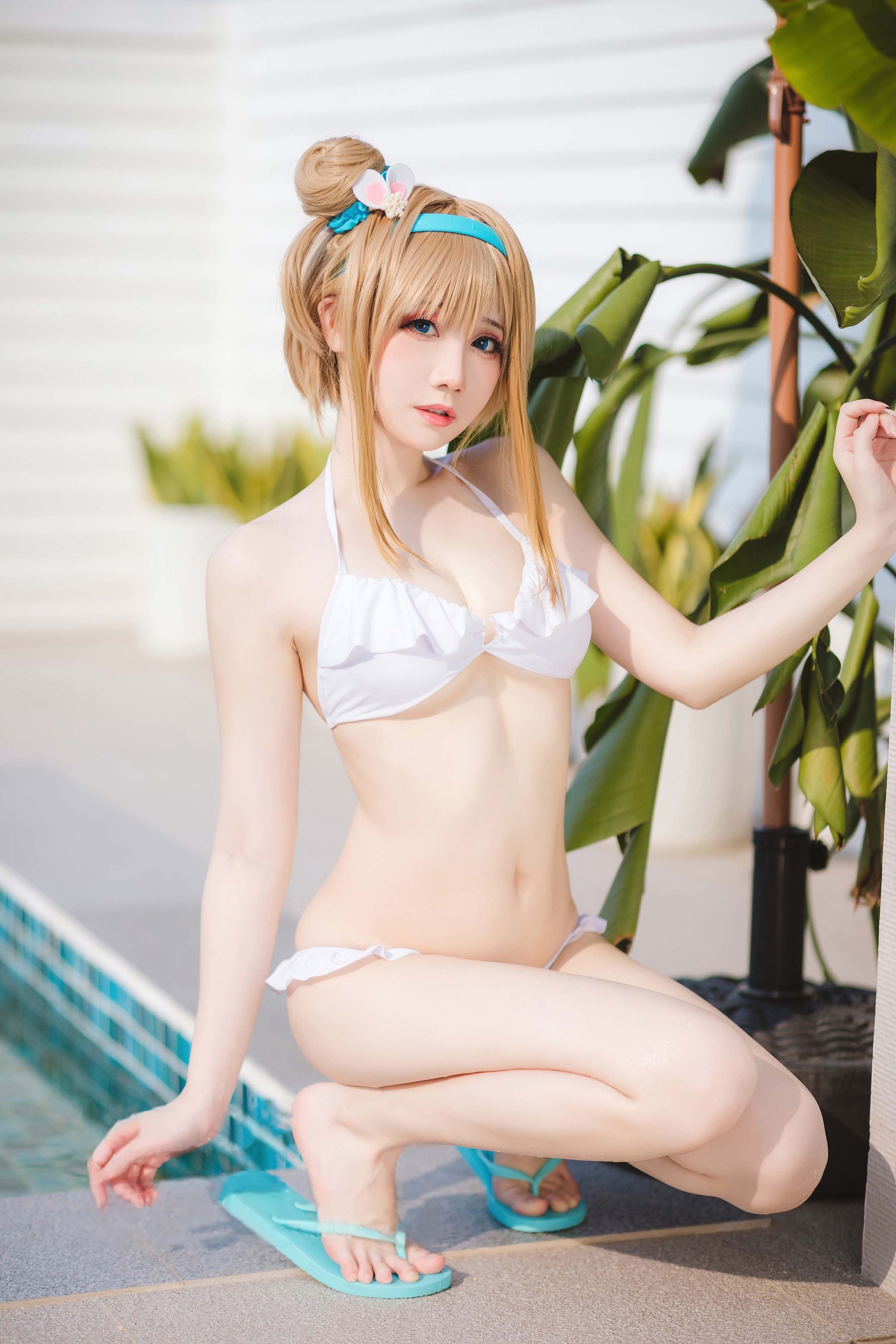 【新】焖焖碳 - 少女前线 索米 泳装【46P】【145MB百度云】