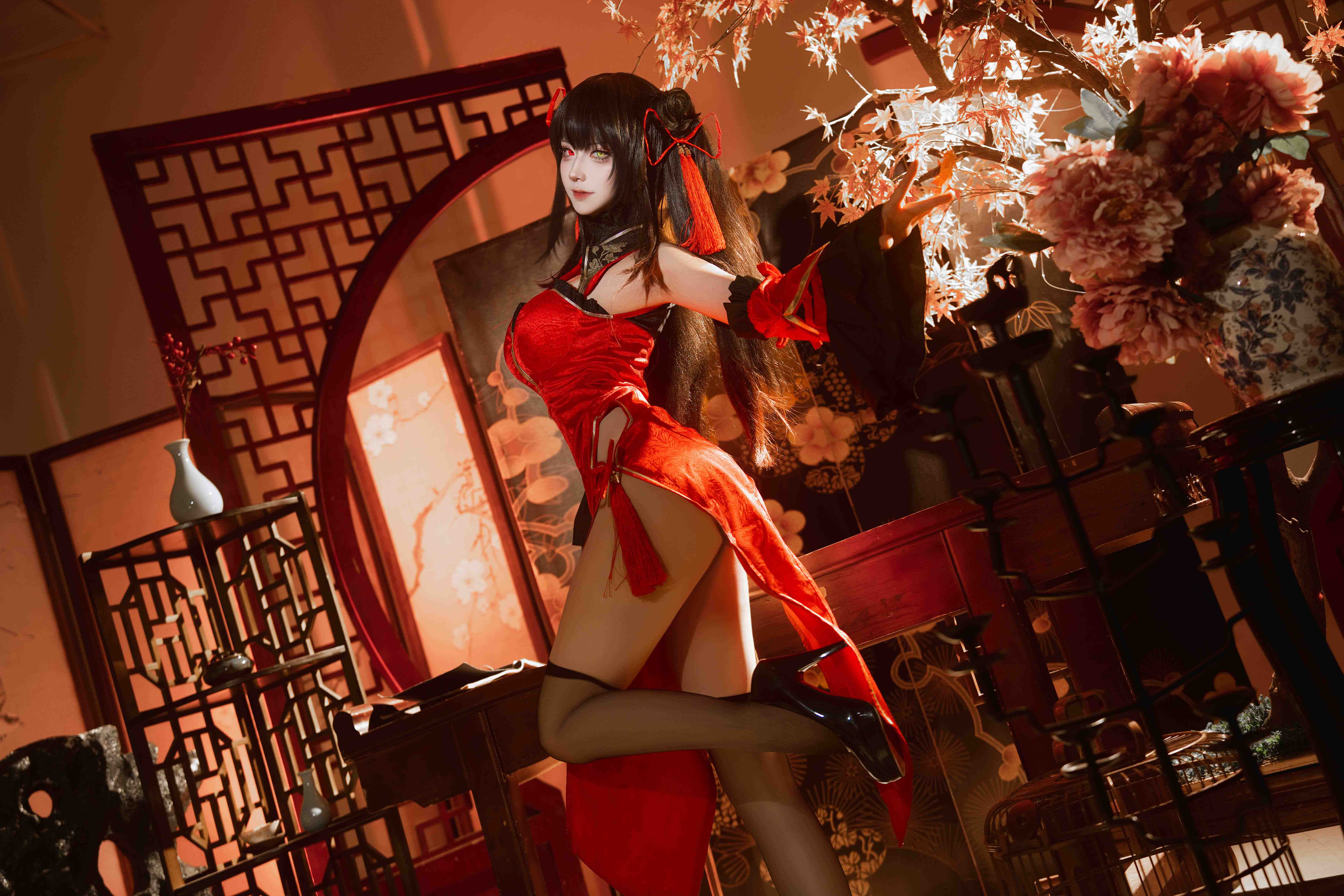 【新】seya狮砸-2025年01月限定 狂三旗袍 [19P][206MB百度云]