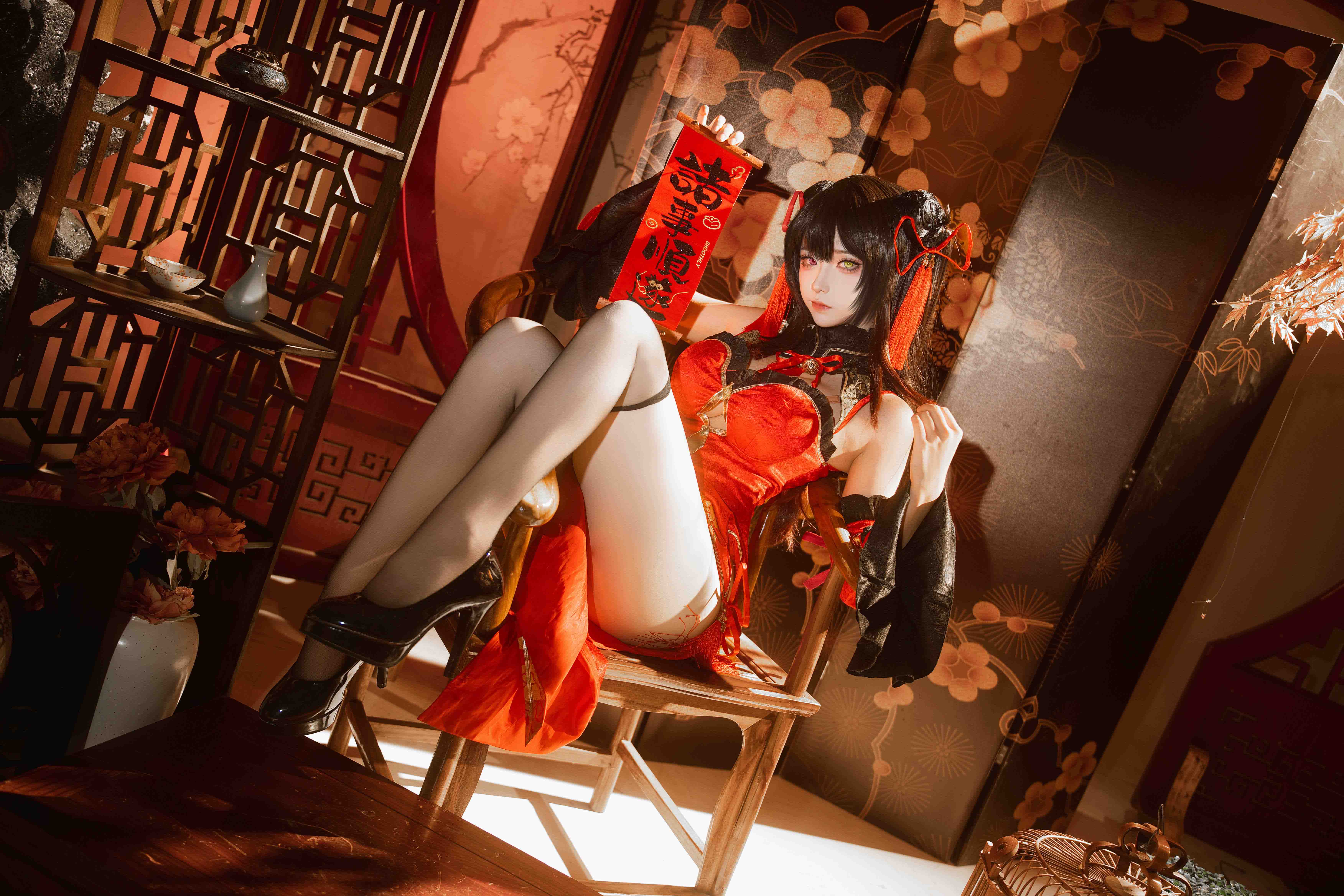 【新】seya狮砸-2025年01月限定 狂三旗袍 [19P][206MB百度云]