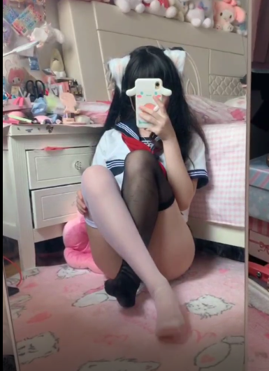 喵呜小桔 黑白双丝 蓝白条纹 猫耳情趣1V156M百度盘
