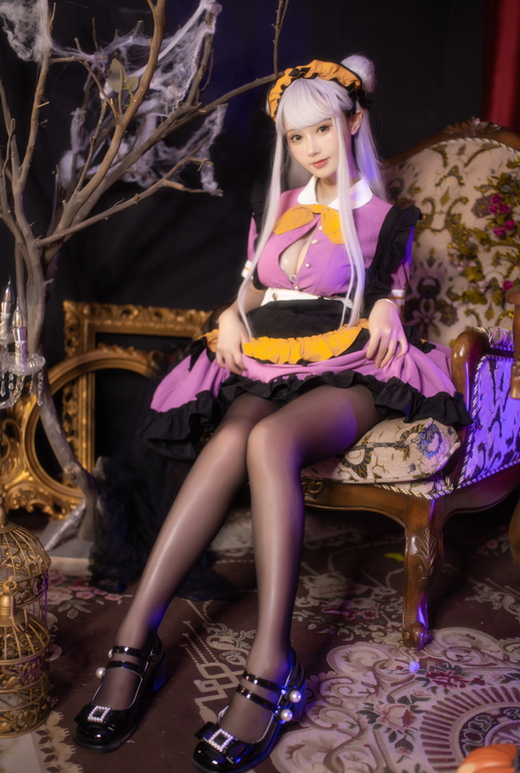 羽生三未 Vol.019 万圣黑丝女仆 【37P1.56G】