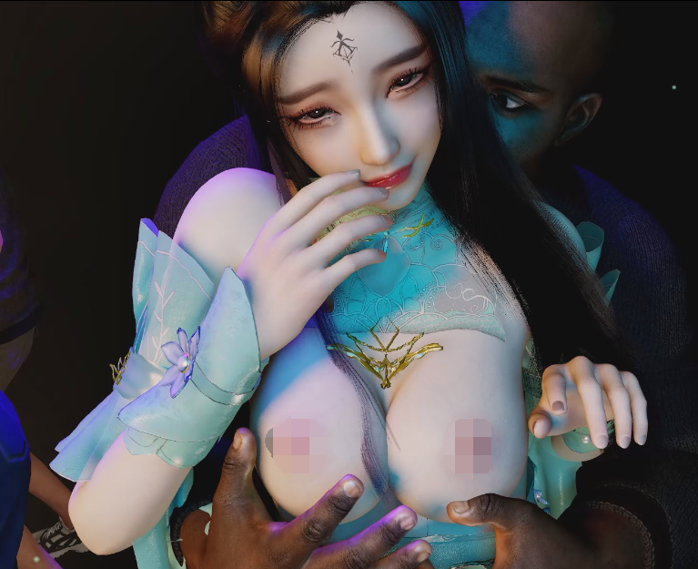 [3D/动态/VAM] 牛头人爱好：萧薰儿 酒吧NTR 淫乱夜店清纯女友在醉酒男友面前被黑人巨根侵犯中出 [3.2G]