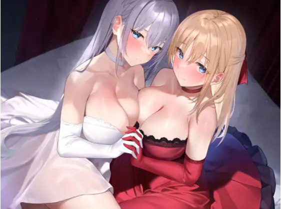 【ASMR】[简体中文版]和柔情似水的双胞胎公主舔耳做爱，被治愈的故事♪