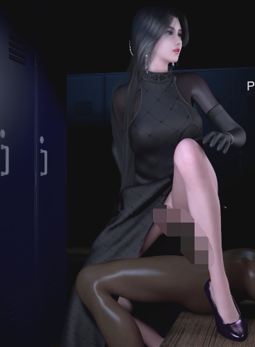 [3D/动态/VAM]Xiang chu edge：林静姝 屈从于黑色巨根的极品旗袍美少妇[1.4G]