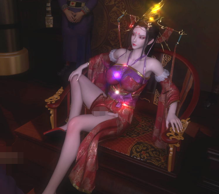 [3D/动态/VAM] Kai Vi 12月新作：女帝 性感长腿御姐多人淫乱性交 [1.8G]