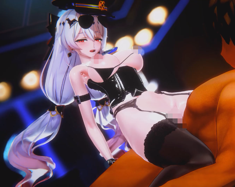 [MMD] 113458 1月媚黑婊 布洛妮娅 月下 [463M]