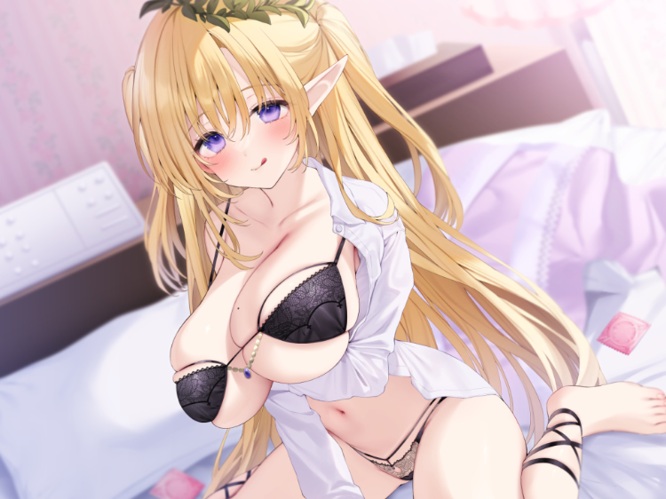 【ASMR】[简体中文版]舔耳精灵与神秘的上门风俗服务 ～双耳被不停舔舐的同时不断袭来的色色攻势!～