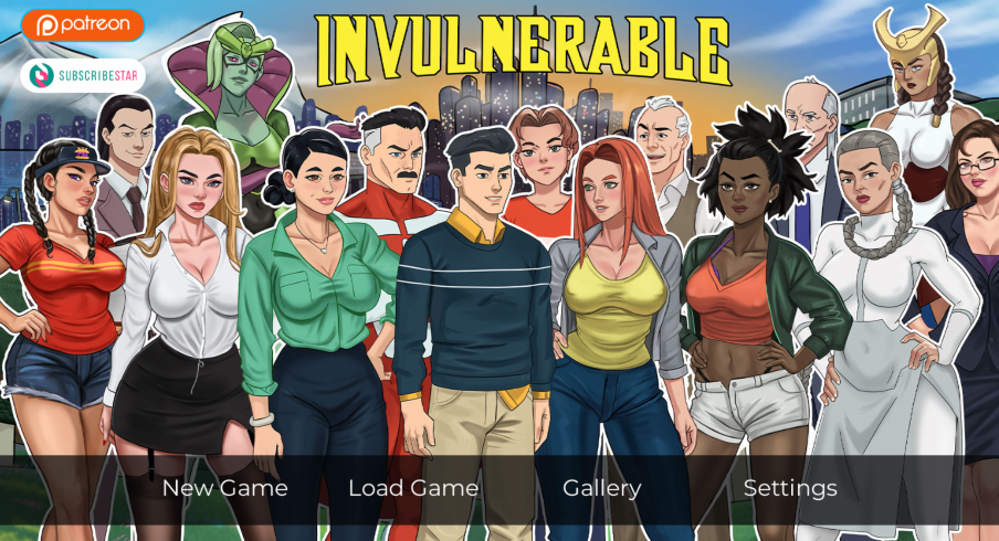 【欧美SLG/汉化】无敌骚侠 INVULNERABLE v0.6a 【PC+安卓/1.1G】