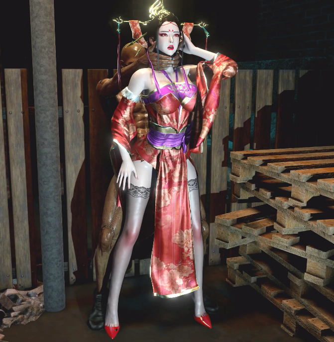 [3D/动态/VAM] 115313wang：不良人-女帝 性感黑丝御姐激情爆肏 [2.6G]