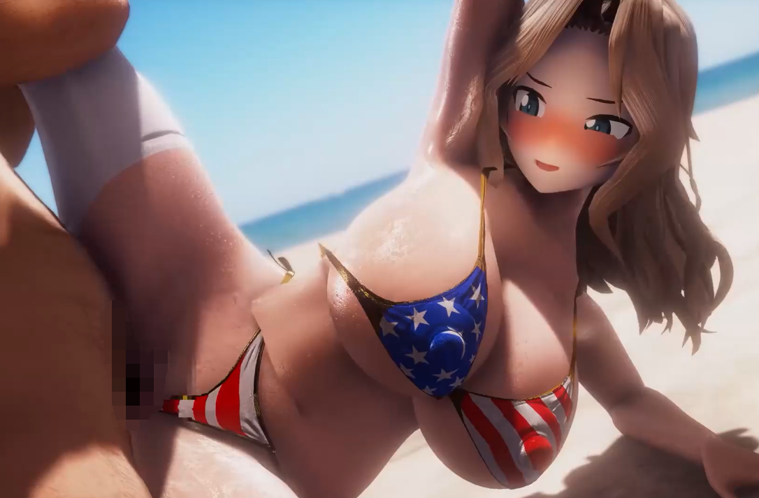 [3D] taka84 1月20 金发巨乳比基尼美女[308M]