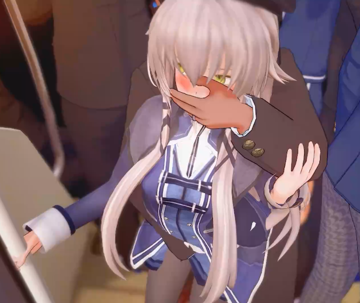 [MMD] [法國原神糕手]电车拐卖防范指南之受害者记录阿尔缇娜.奥里昂[435M]