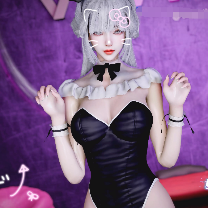 [3D/动态/VAM] 天使没翅膀：映雪 Chiwawa 吉娃娃搖[1.7G]
