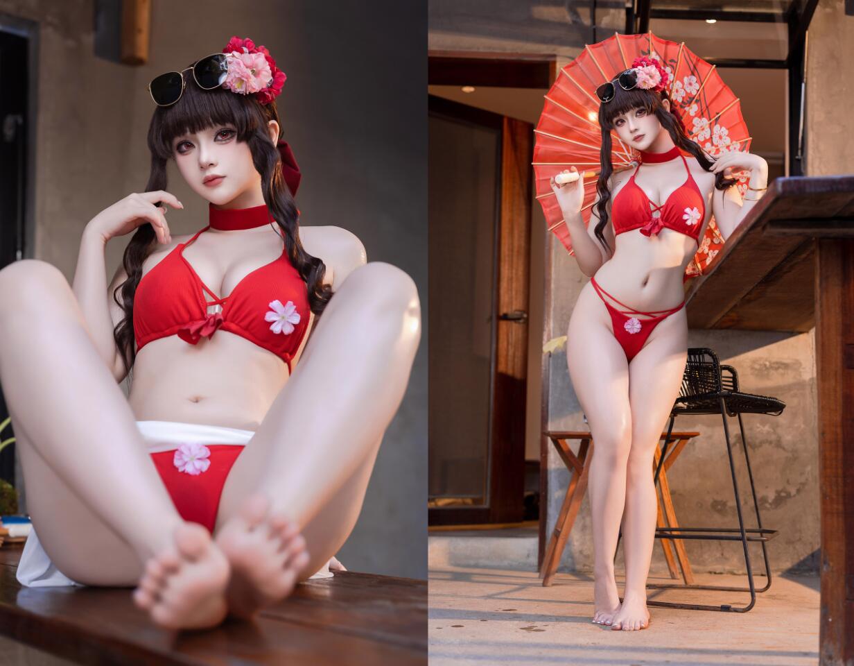 屿鱼 - Sakura🌸🌸 水着 [81P-97MB]