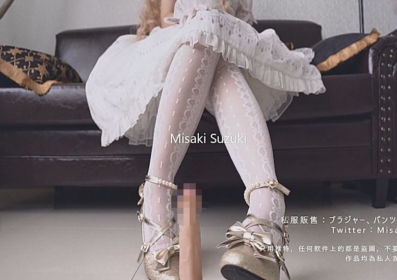 铃木美咲 白色洛丽塔
