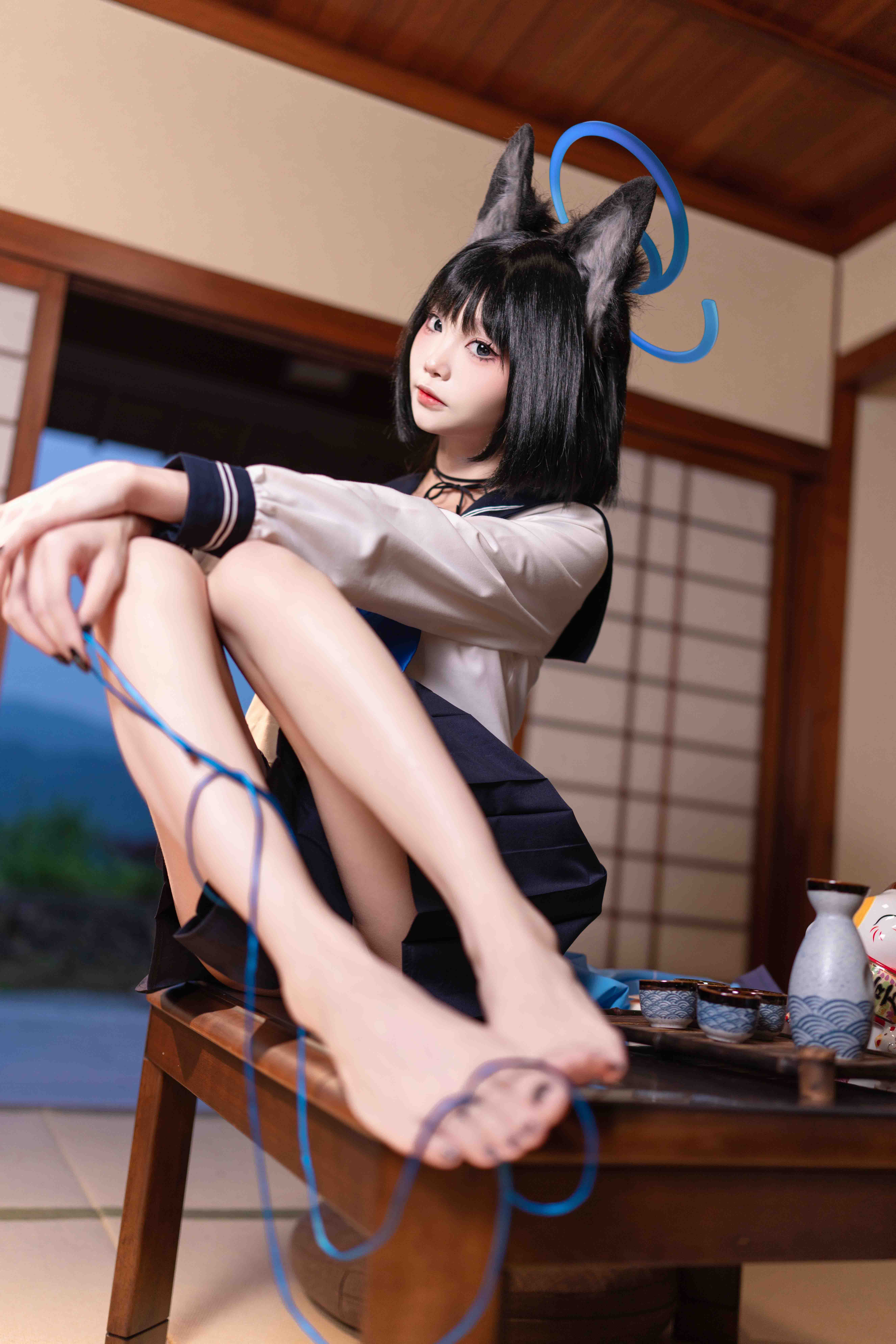 【新】艾西aiwest - 桐生桔梗 (蔚蓝档案)【48P】【1.11G百度云】