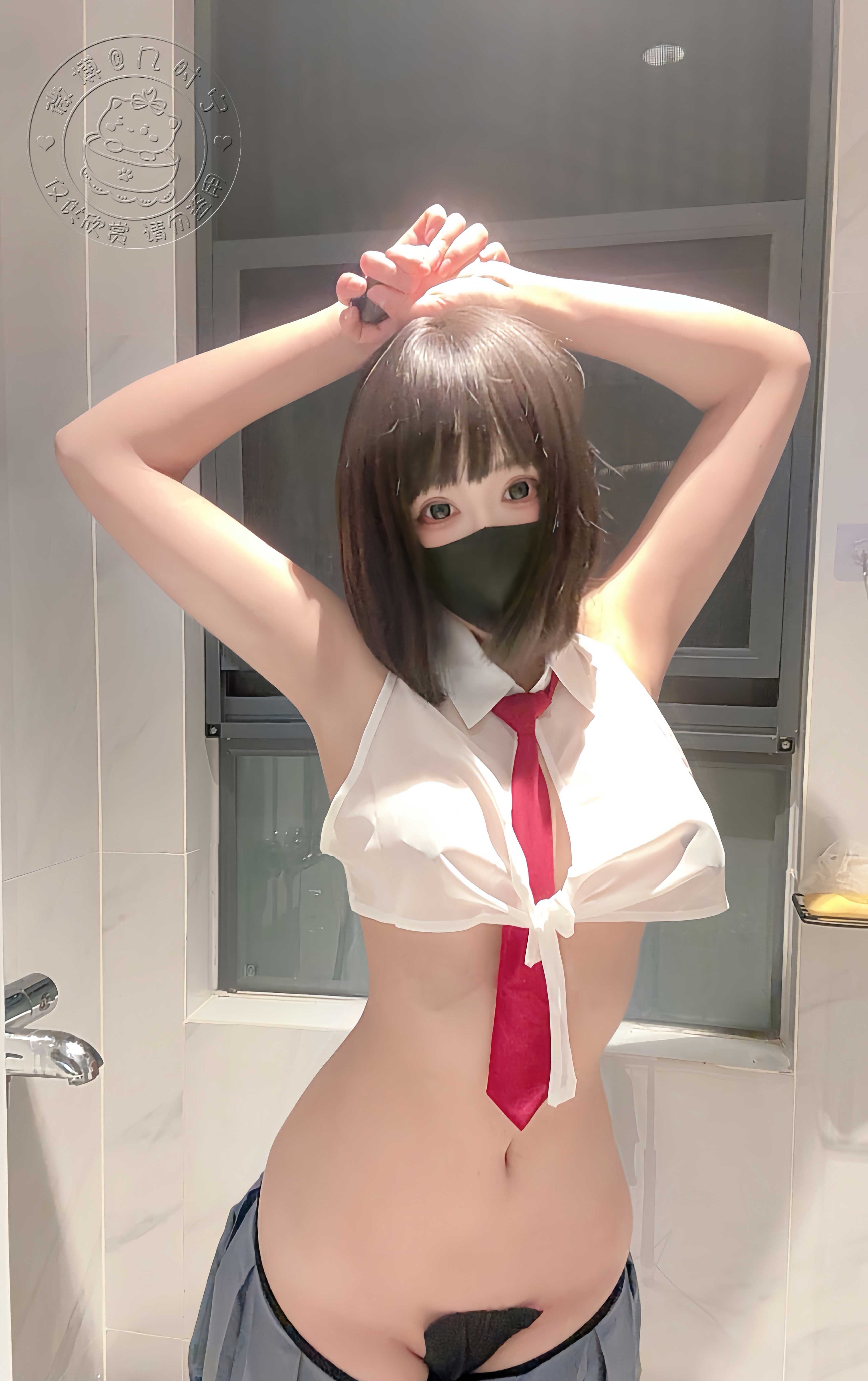 【新】几时宁 - 逆JK兔女郎 [23P][280MB百度云]