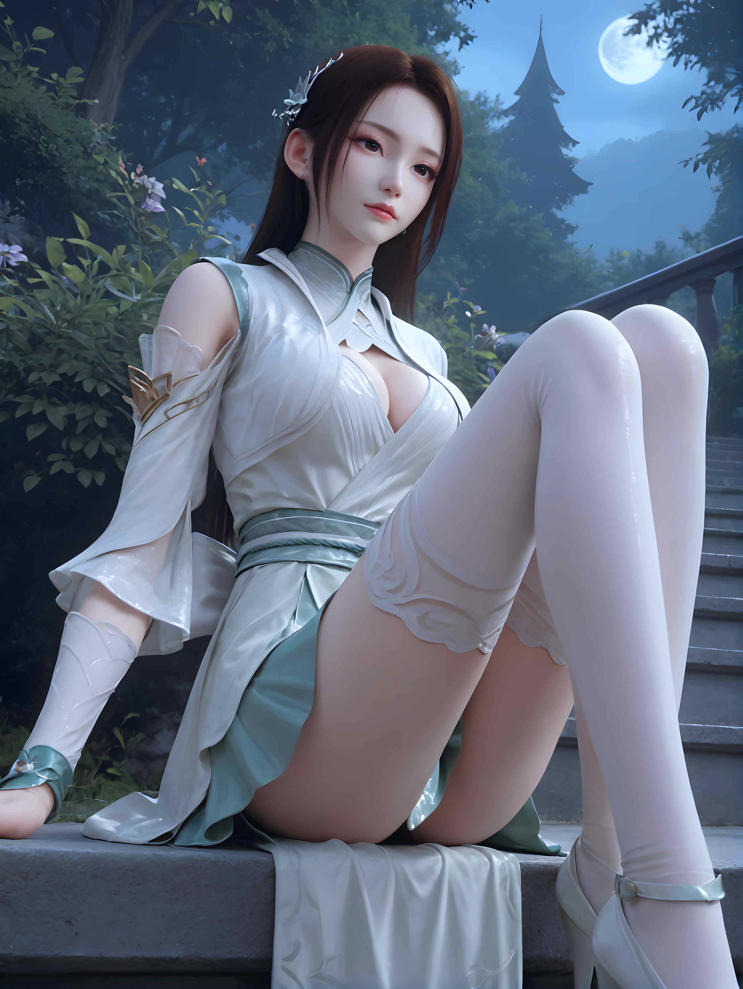 [AI国漫]（搬运至250226）斗破苍穹-纳兰嫣然白丝高跟【全智】【60P】【144MB百度云】