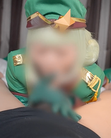 FantiaCOS博主【ぶんコス】2月18日新作 骑乘后入内射 精子流出