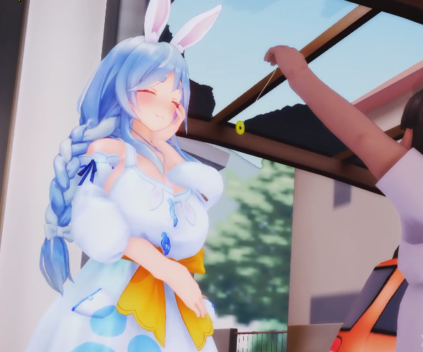 [MMD]Ropy 虚拟主播NTR 兔田妈妈催眠发情[385M]