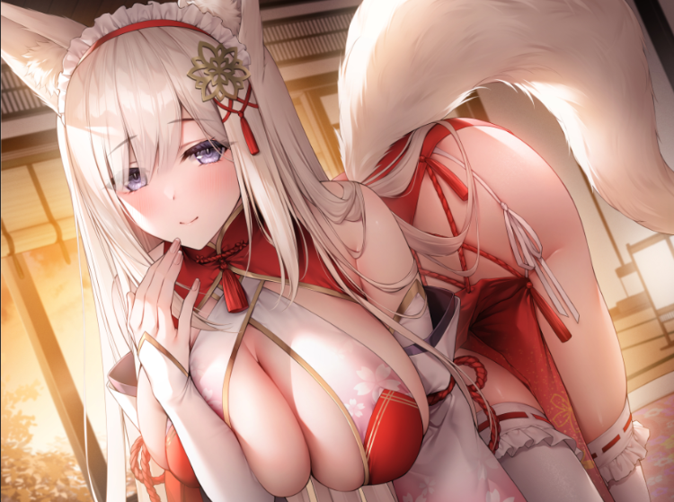 【ASMR】[简体中文版]关于赞同你的一切的狐狸女仆会用接吻向粘满包皮垢的肮脏肉棒献媚这件事♪