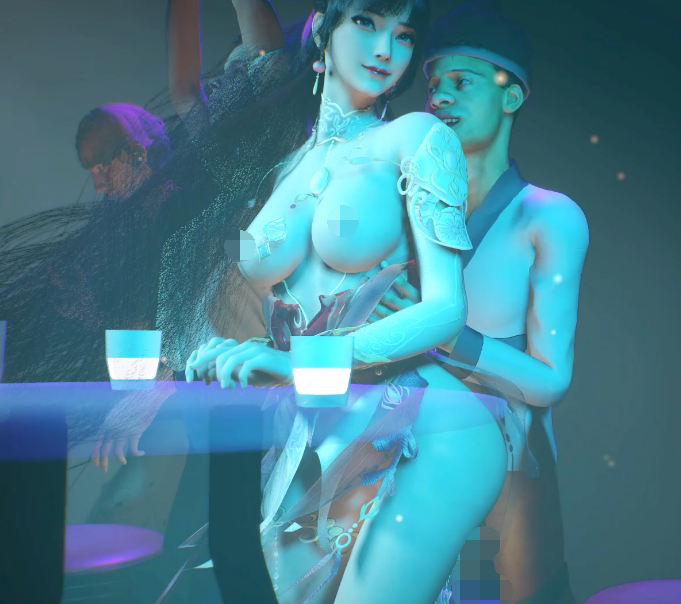 [3D/动态/VAM] 牛头人爱好者：古风女友-小舞酒吧NTR[2.3G]