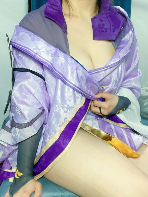 NO.1169 B站巨乳椰の奶舰长福利4（雷电将军+牛牛） 5V