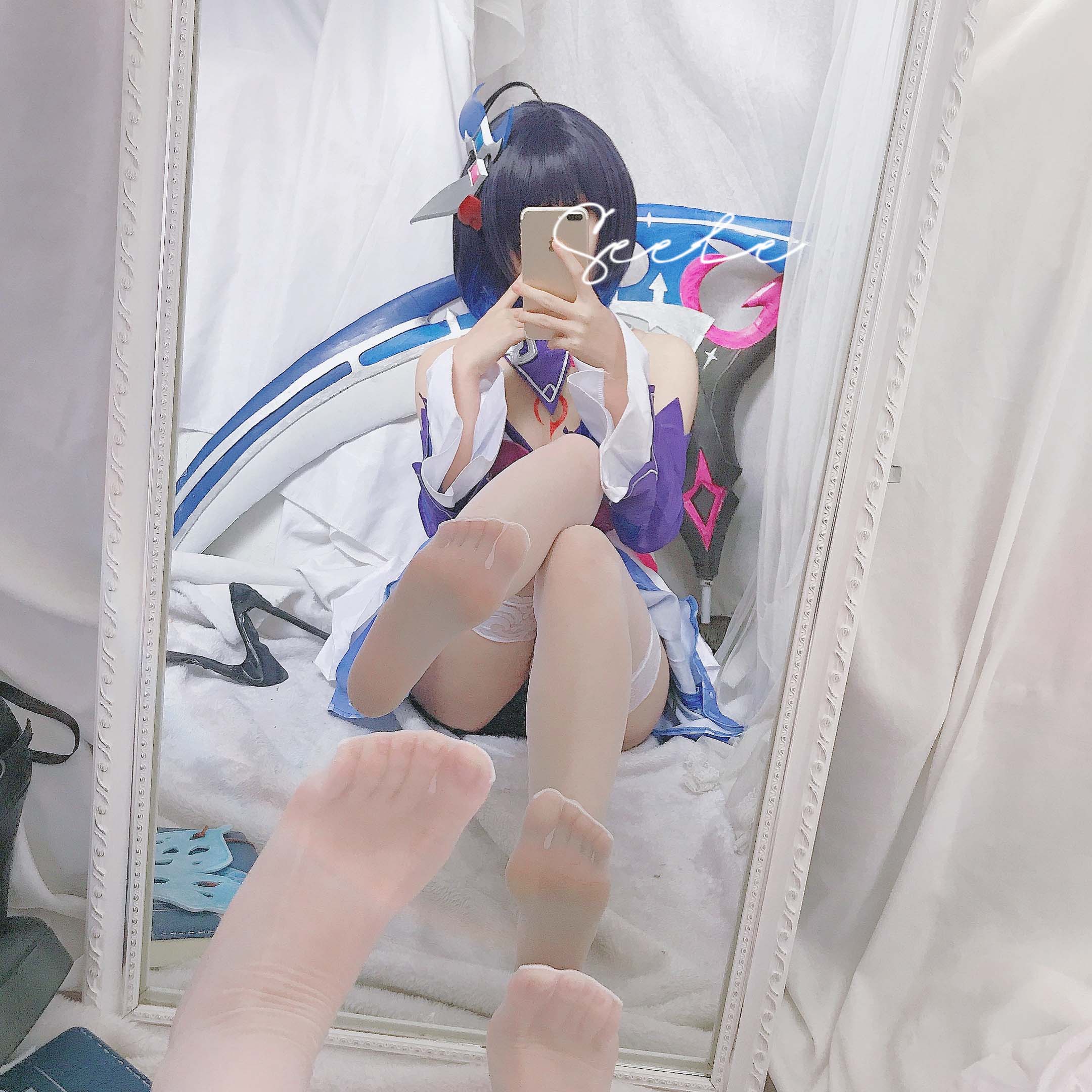 【新】Seele麦麦 -  希儿幻海梦蝶cos [168P][451MB百度云]