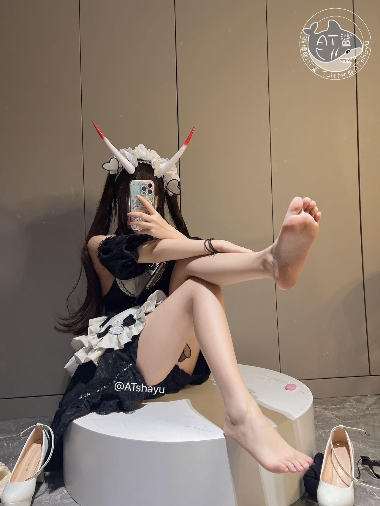 【新】AT鲨 - 能代女仆 (碧蓝航线)【83P+1V】【24.5MB百度云】