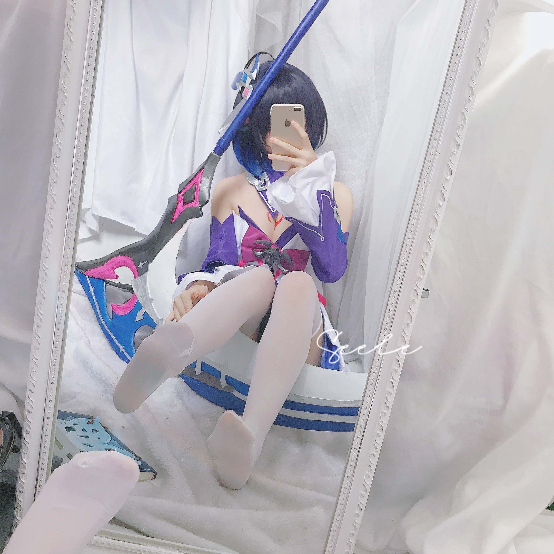 【新】Seele麦麦 -  希儿幻海梦蝶cos [168P][451MB百度云]