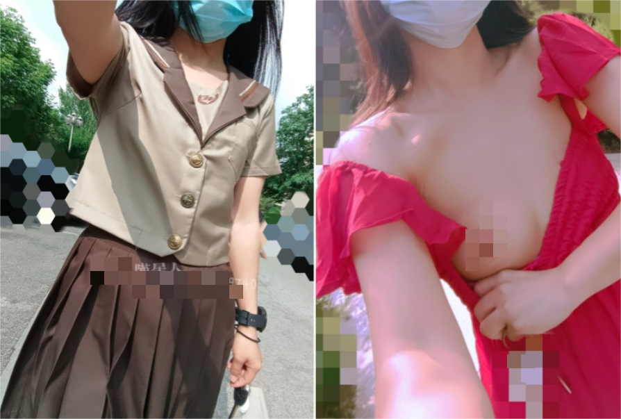 ✅双穴齐开反差骚婊学妹『喵星人』户外露出 超大假阳具炮机插菊花，年纪轻轻玩的超花，在外是清纯嫩妹私下是母狗骚婊 594M