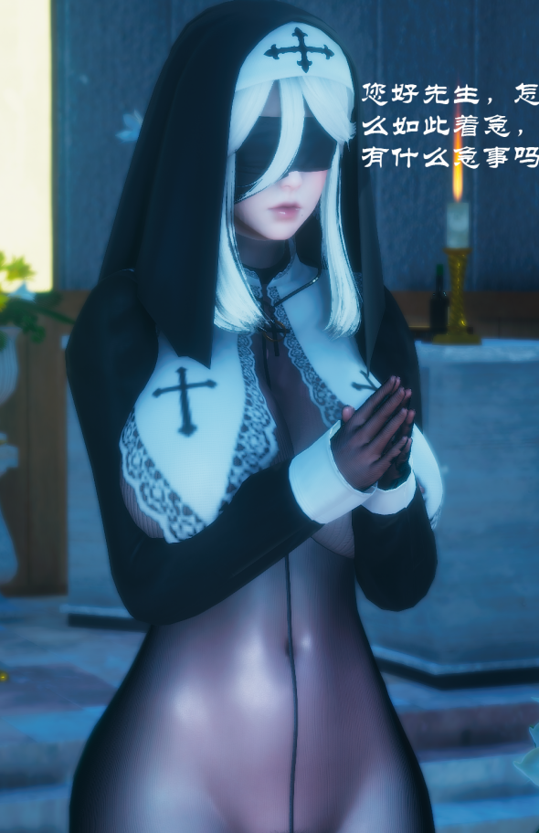 3D漫画-[豆浆] 修女陷落（106P,446M）