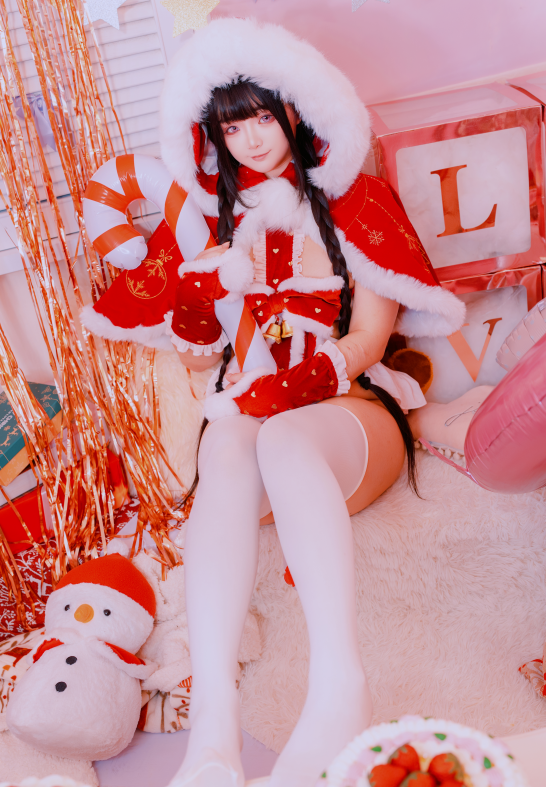 三点全露女菩萨-落落raku-Santa Tell Me（35P,523M）