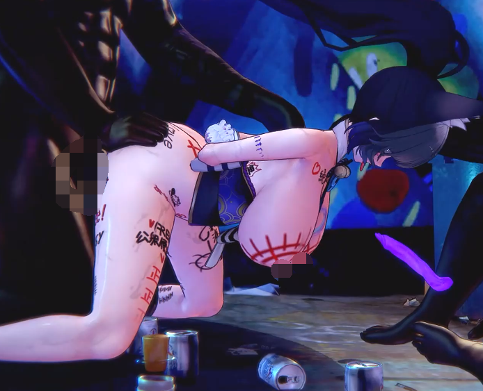 [MMD]盐焗鸡 3月6 碧蓝航线NTR 黑人偷袭下药轮奸武藏[448M]