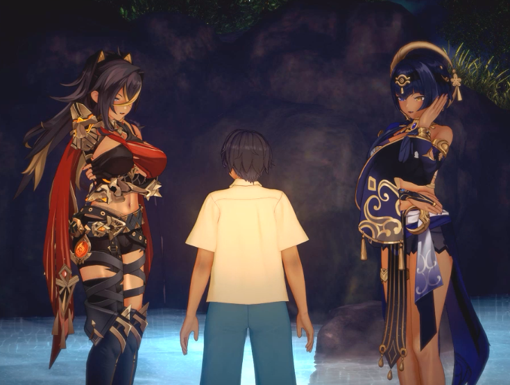 [MMD]xiaochun：迪希雅坎蒂絲催眠溫泉[450M]