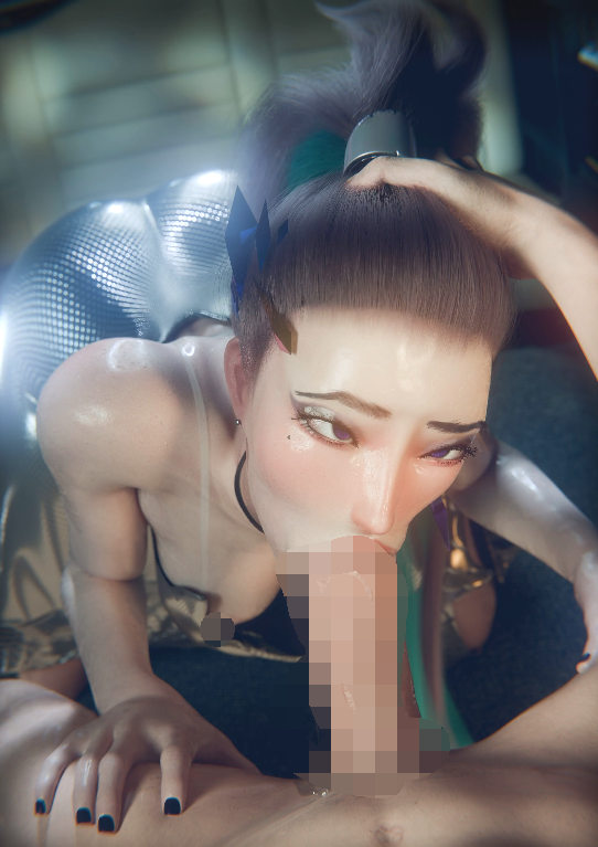 [3D]MEGAERA 2502：阿卡丽+D.Va 性感御姐精湛口技吸允侍奉[850M]